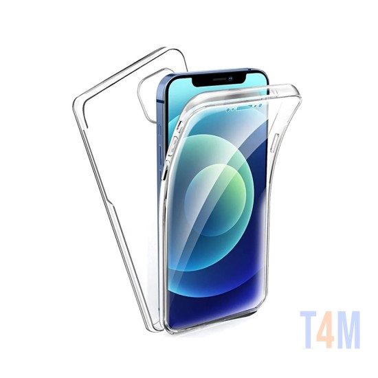 Funda de Silicona 360º para Apple iPhone 12/12 Pro Transparente